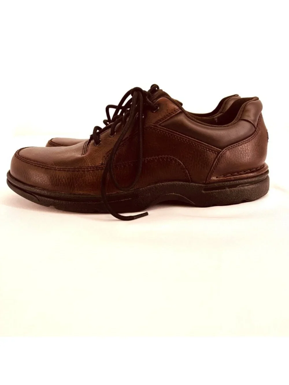 Rockport Mens Ridgefield Eureka Lace-Up Shoe Size 13 Brown leather